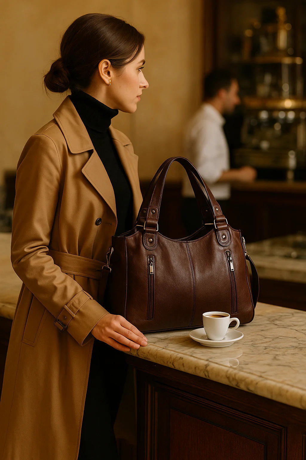 Clabihim Ange leather bag